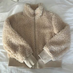 Sherpa Zip Up Jacket!